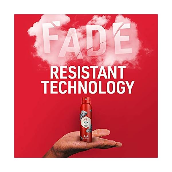 Old Spice Rock Antiperspirant and Deodorant Spray 150 ml, Pack of 6