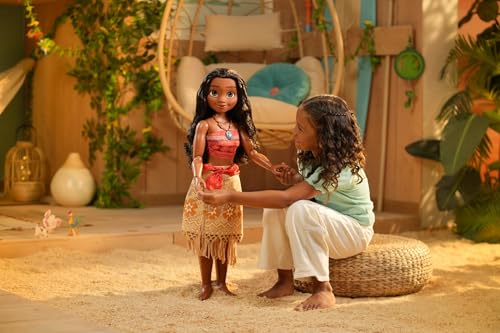 Disney Princesas - Muñeca Vaiana 80cm Totalmente Articulada - Muñeca y Accesorios para Jugar