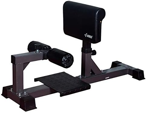 3 Exercises in 1 Compact Machine Home Exercise Commercial Gym Correct Technique Heavy Duty Sissy Squat Sit Up Ab Core Workout Adjustable Pad Leg