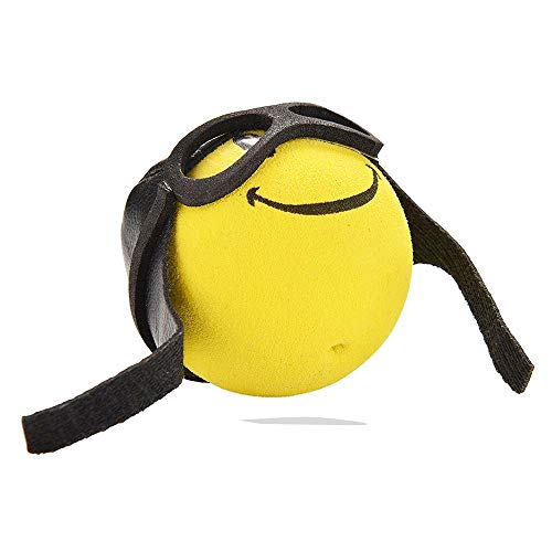 Car Antenna Hat Ball Styling Roof Ornament Yellow Little Cute Funny Cartoon Doll EVA Decorative Pilot Topper Balls for Cars - Thumbnail 3