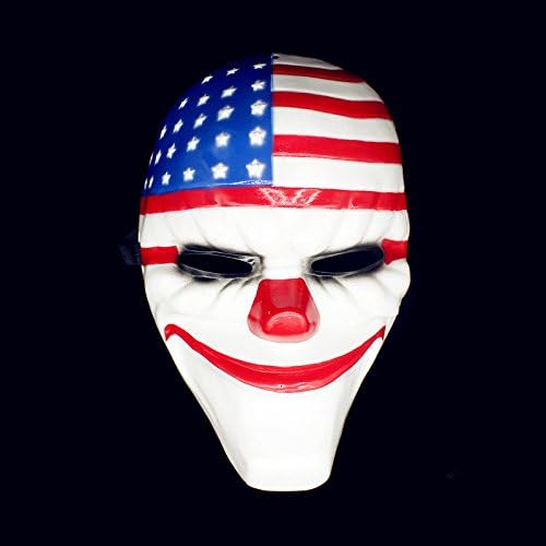 Luxbody(TM) 1pc PVC Scary Clown MClk Payday 2 Halloween MClk For Antifaz Party MClcara Carnaval