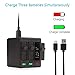 MIBOTE Rechargeable Battery 3 Pack x 1500mAh and Triple Charger for GoPro Hero 5 Black, Hero 6 Black, Hero 7 Black, Hero (2018) (Fully Compatible with Original Camera)