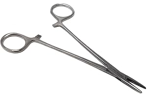 IMED SCIENTIFIC Left Handed Mayo Hegar 6" Needle Holder Driver with Serrated Jaws, Premium Grade Stainless Steel (Left-Handed Forceps)