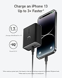 Anker 45W Wall Charger with 5,000 mAh 20W Portable