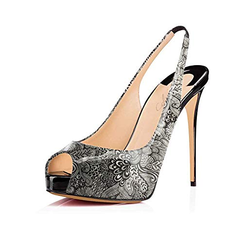 slingback platform pumps