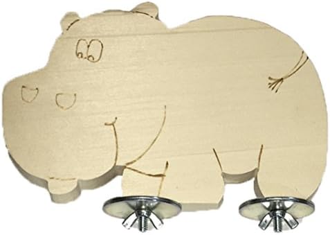 Platform Perch - Happy Hippo, Large