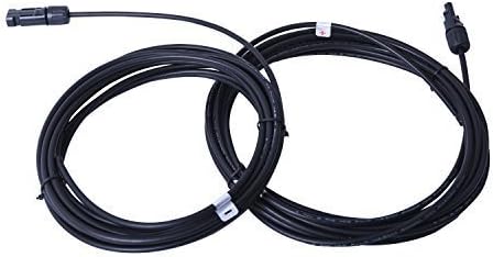 KOMAES 20 Feet 13AWG Solar Extension Cable with Female and Male Connectors