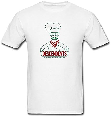 FUSHUO Men's Descendents T-shirt Size XXXL Black