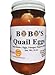 Bobo's Cajun Style Pickled Quail Eggs - 2 pint jars