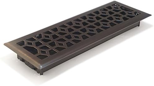 Accord Amfrrbm414 Marquis Floor Register, 4-Inch X 14-Inch(Duct Opening Measurements), Dark Oil-Rubbed Bronze (611918107271)