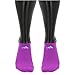 adidas Youth Kids-Girl's Cushioned No Show Socks (6-Pair), Shock Purple/Bright Cyan/Flash Red/Clear Grey - Ch S, Large, (Shoe Size 3Y-9)