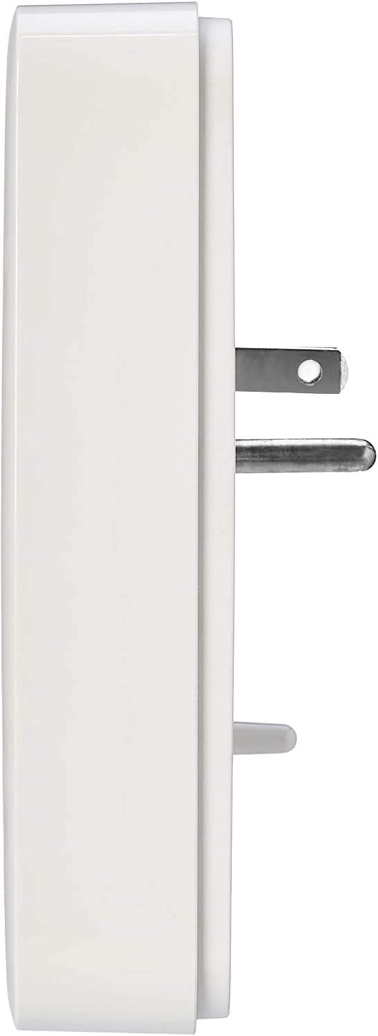 Basics 6 Outlet, Wall Mount Surge Protector, Power Strip, 2 USB ports 3.4A, 1080 Joules: Electronics