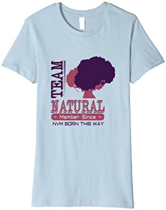 Women's Women's Natural Hair Team - Afro-Hair and Curls Small Baby Blue