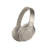 Sony MDR-1000X Wireless Digital Noise Cancellation with Hi-Res Audio Headphones (Gray Beige)