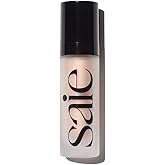 Saie Glowy Super Gel - Hydrating Makeup Primer and Illuminating Glow Serum Enriched with Vitamin C and Squalane Oil - All-Over Liquid Highlighter Makeup for Instant Glass Skin - Warmglow (1 oz)