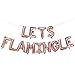 Lets Flamingle Balloons Banner | Lets Flamingle Party Supplies | Hawaii Party, Flamingo Theme Party, Pink Party, Summer Party Decorations (Rose Gold)