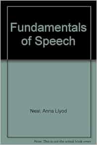 What is fundamentals of speech communication image