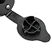 Multi Outools Plastic Flush Mount Fishing Boat Rod Holder with Cap Cover for Kayak Boat Canoe 7.9x1.8 inch Fishing Tackle Accessory 30 Degree Black 2pcs/4pcs (4PCS)