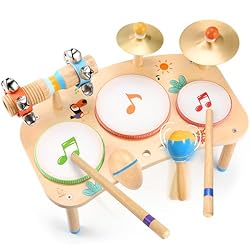 OATHX Kids Drum Set - 11 in 1 Musical Instruments