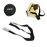 Andoer Head Mount Strap Belt for Google Cardboard Virtual Reality VR 3D Glasses