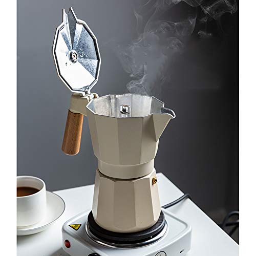 DYB Espressokocher Portable Moka Pot Home Kochplatten Moka Kaffeemaschine Kaffee Pot Büro Make Kaffeegerät Italienische… – Bild 7