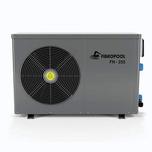 FibroPool Swimming Pool Heat Pump FH255 55,000 BTU for Above and In