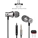 Ephone Updated In-Ear Earbuds Headphones, Metal Magnetic Housing and Wired Bass Stereo Headsets, Earphones with Microphone Apply to 3.5mm Audio Jack - Black