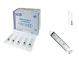 20ml Sterile Luer Lock Disposable Syringe With Needle 20pcs