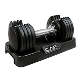 Cap Single 25 lb ADJUSTABELL Adjustable Dumbbell