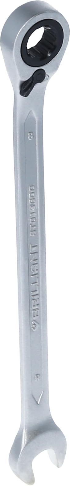 KS Tools Reversible Ratchet Ring Spanner, 8 mm