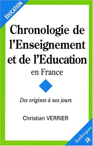 Chronologie de l'enseignement et de l'éducation en France