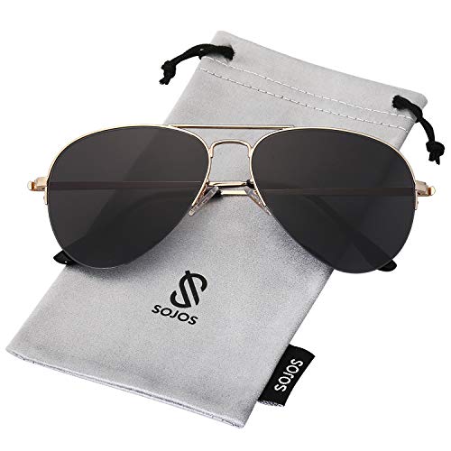 Half Rim Aviator Sunglasses TOPRated Best Half Rim Aviator Sunglasses