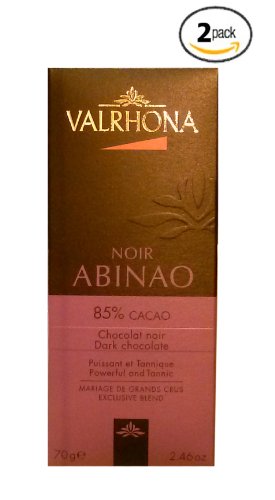 Valrhona gourmet dark chocolate bars "abinao"…