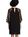MakeMeChic Women's Casual Crewneck Half Sleeve Summer Chiffon Tunic Dress