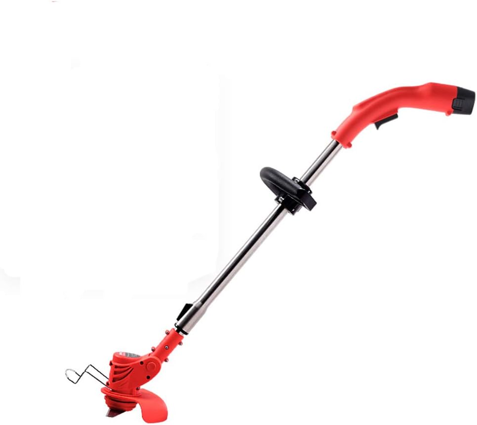 Maniny Cordless Electric Lawn Mower Weeder Household Small Multi-Function Lawn Trimmer(Plastic Cutter Head5)