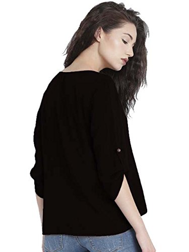 leriya fashion women's diamond crepe western top (lf-w1092)