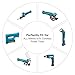 Replace Makita 9.6v 3.5Ah Battery for Makita 9000 9033 193890-9 192696-2 632007-4 2-Pack GERIT BATT