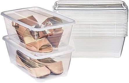 Stackable Shoe Boxes (Set of 12) (2packs)