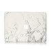 RUBAN Case Compatible with MacBook Pro 13 inch 2012 2011 2010 2009 Release A1278, Plastic Hard Case Shell and Keyboard Cover for Older Version MacBook Pro 13 Inch with CD-ROM -White Marble