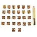 27pcs Craft Tools Standard Alphabet Stamp Punch Set 1/2
