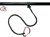 CK USA Made Kayak Paddle Leash Series, OD Green STD length or Black XL length Gear Leashes