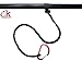 CK USA Made Kayak Paddle Leash Series, OD Green STD length or Black XL length Gear Leashes