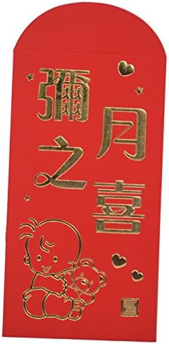 6 Pcs Chinese Red Envelopes, Wedding Red Pockets, Money Packet