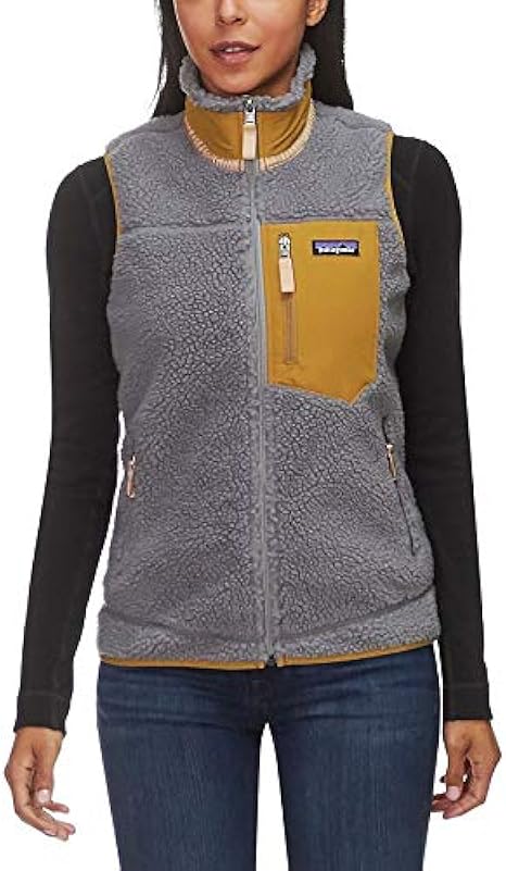 パタゴニアレディースフリースベスト patagonia classic retro x fleece vest women s feather grey s 並行輸入品 アクティブベスト 通販 amazon