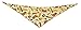 BANDANAS UNLIMITED Tie on Triangle Thanksgiving Bandanas for Large Dogs (3 Pack), 29