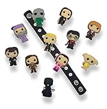 Cute Jibbitz Shoe Charms PVC Plug by Nenistore| Accessories for Crocs Shoes & Bracelet Wristband Party Gifts | Set of 11 pcs and 01 Silicone Wristband 7 Inches