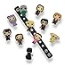 Cute Jibbitz Shoe Charms PVC Plug by Nenistore| Accessories for Crocs Shoes & Bracelet Wristband Party Gifts | Set of 11 pcs and 01 Silicone Wristband 7 Inches