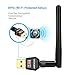 ANEWISH WiFi Adapter, ac 600 WiFi Card Dual Band 5.8Ghz & 2.4Ghz USB WiFi Wireless Network Adapter for PC Laptop Desktop, Support Windows 10/8.1/8/7/XP/Vista/2000, Mac OS X 10.4-10.13