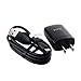 HTC One (M9) Plus Charger KIT that's portable and powers up quick! (BLACK / 12W / 800ma-1A)