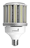 Hyperikon 125W LED Corn Bulb (750-1000 Watt Replacement), Large Mogul Screw Base (E39), 120-227v, LED Street Light, 5000K (Crystal White Glow) 360° Flood Light, Internal Driver, UL-Listed